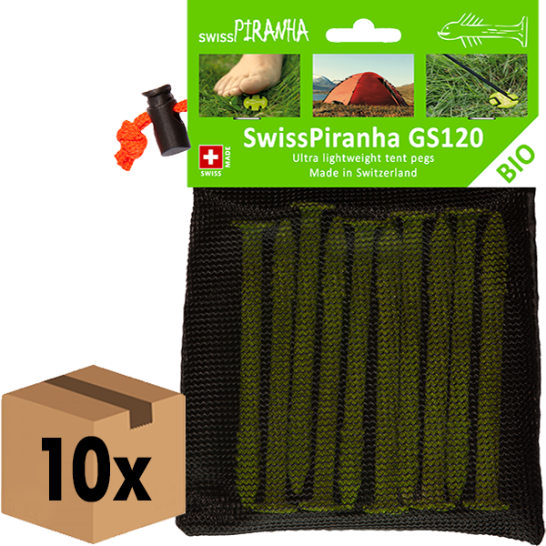 swiss-piranha-greenshark-gs120-zeltheringe-10er-set-mit-s-ckli-vegan-biobasiert image 1