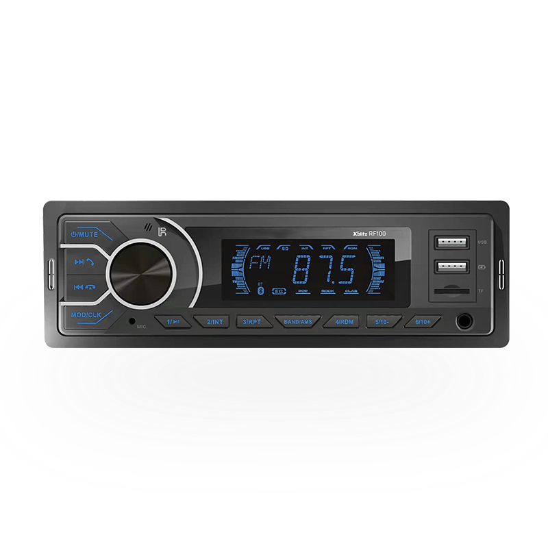 xblitz-rf100-autoradio-mit-bluetooth-4-0-und-7-farben-beleuchtung image 1