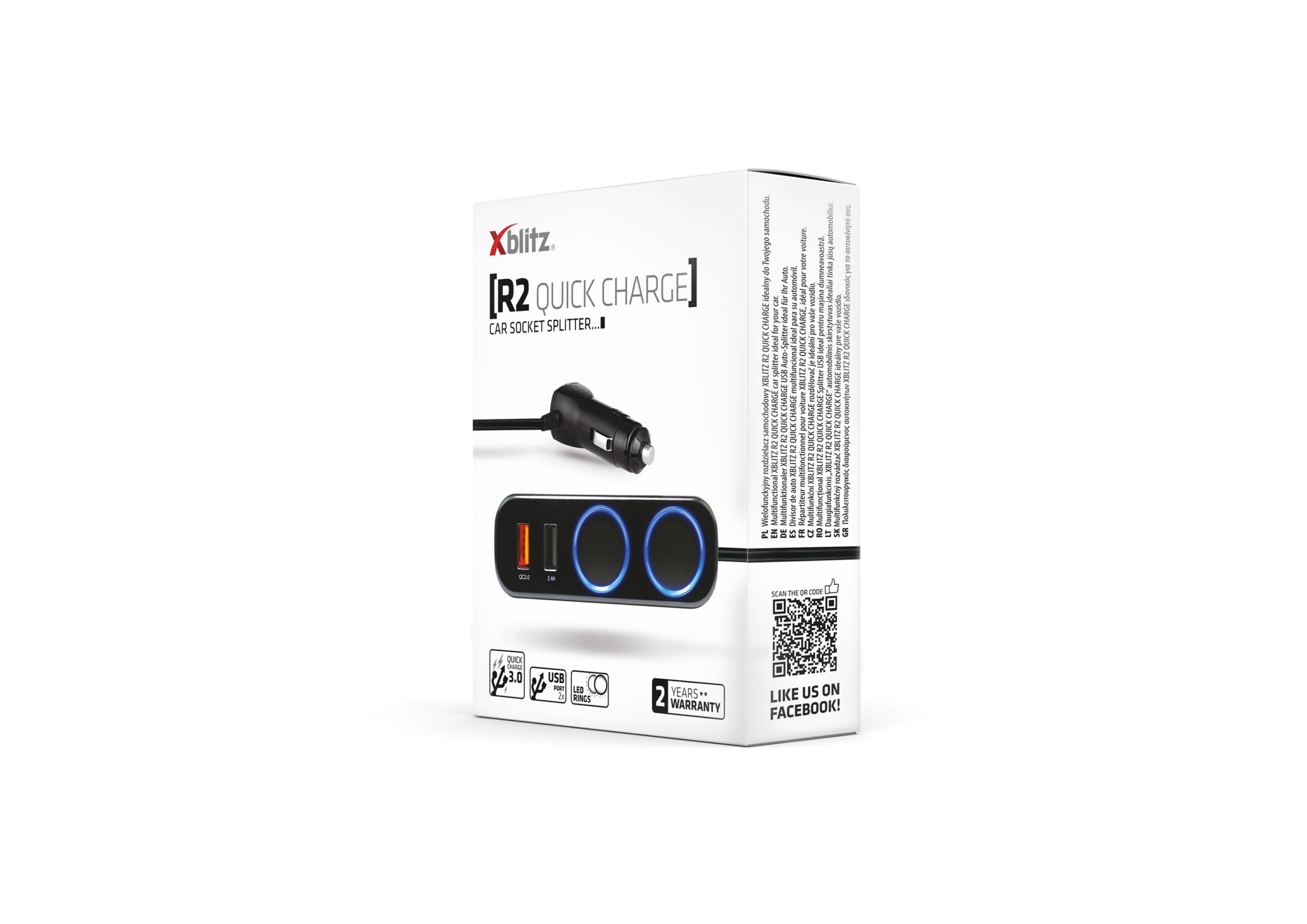 xblitz-r2-quick-charge-kfz-verteiler-2x-usb-2x-zigarettenanz-nder-qc-3-0 image 5