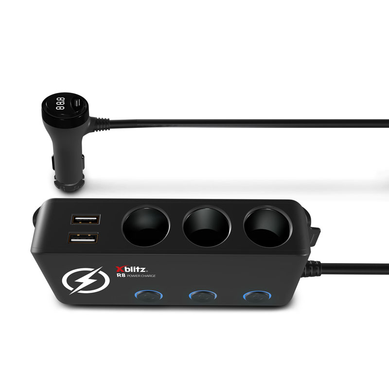 xblitz-r8-power-charge-kfz-steckdosenverteiler-mit-quick-charge-3-0 image 2