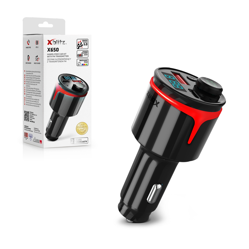 xblitz-x650-fm-transmitter-mit-bluetooth-und-dual-usb-schnellladung image 5