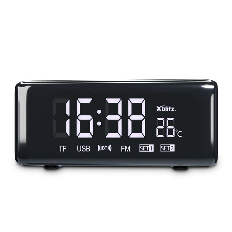 xblitz-master-one-bluetooth-lautsprecher-mit-fm-radio-und-uhr image 2