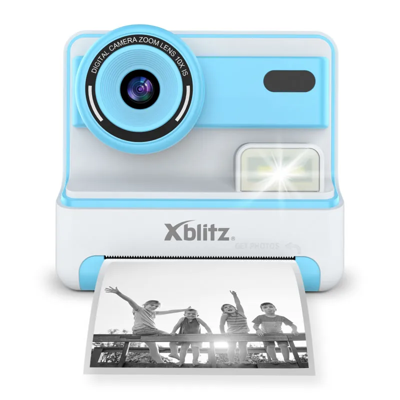 xblitz-flash-blue-kinder-sofortbildkamera-mit-thermodrucker image 3