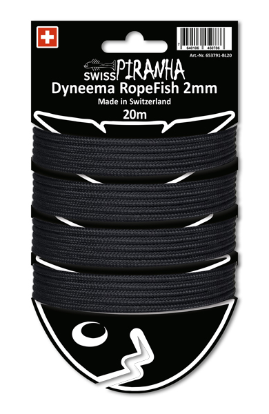 swiss-piranha-dyneema-ropefish-20m-2mm-schwarz-abspannseil image 2